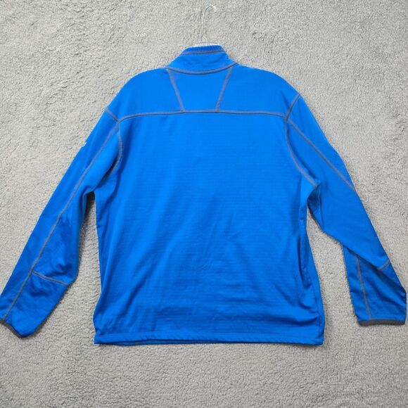 Eddie Bauer Men's Blue FreeHeat Quarter Zip Pullover Hiking Size L - Picture 9 of 12